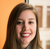 Líder de empresa de trading financiero y CFO, Victoria Lawson, en retrato